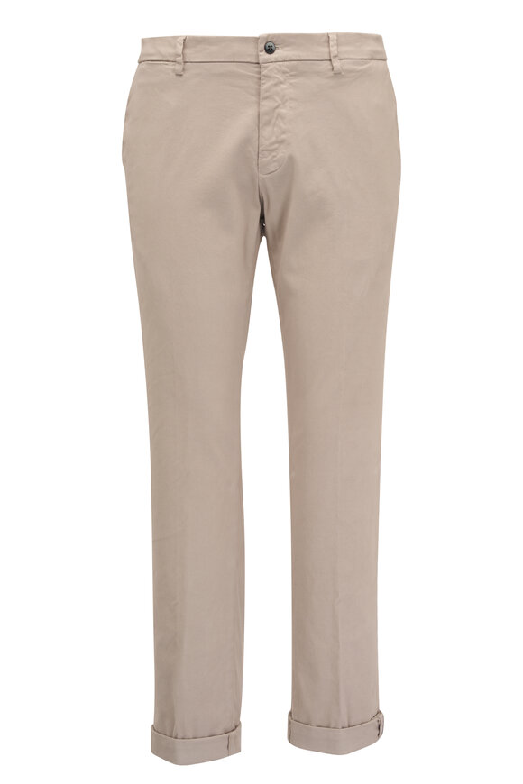 Masons Dark Tan Solid Chino