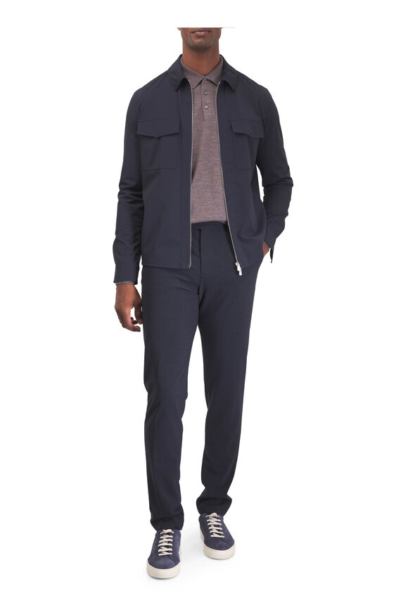 Marco Pescarolo Navy Techno Jacket - view 2