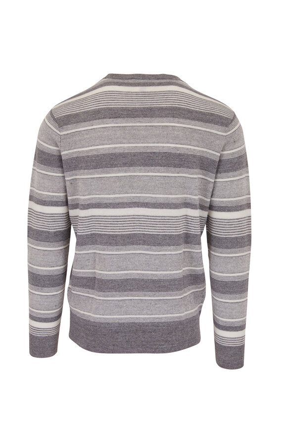 Peter Millar - Nickel Gray Keys Crewneck Sweater