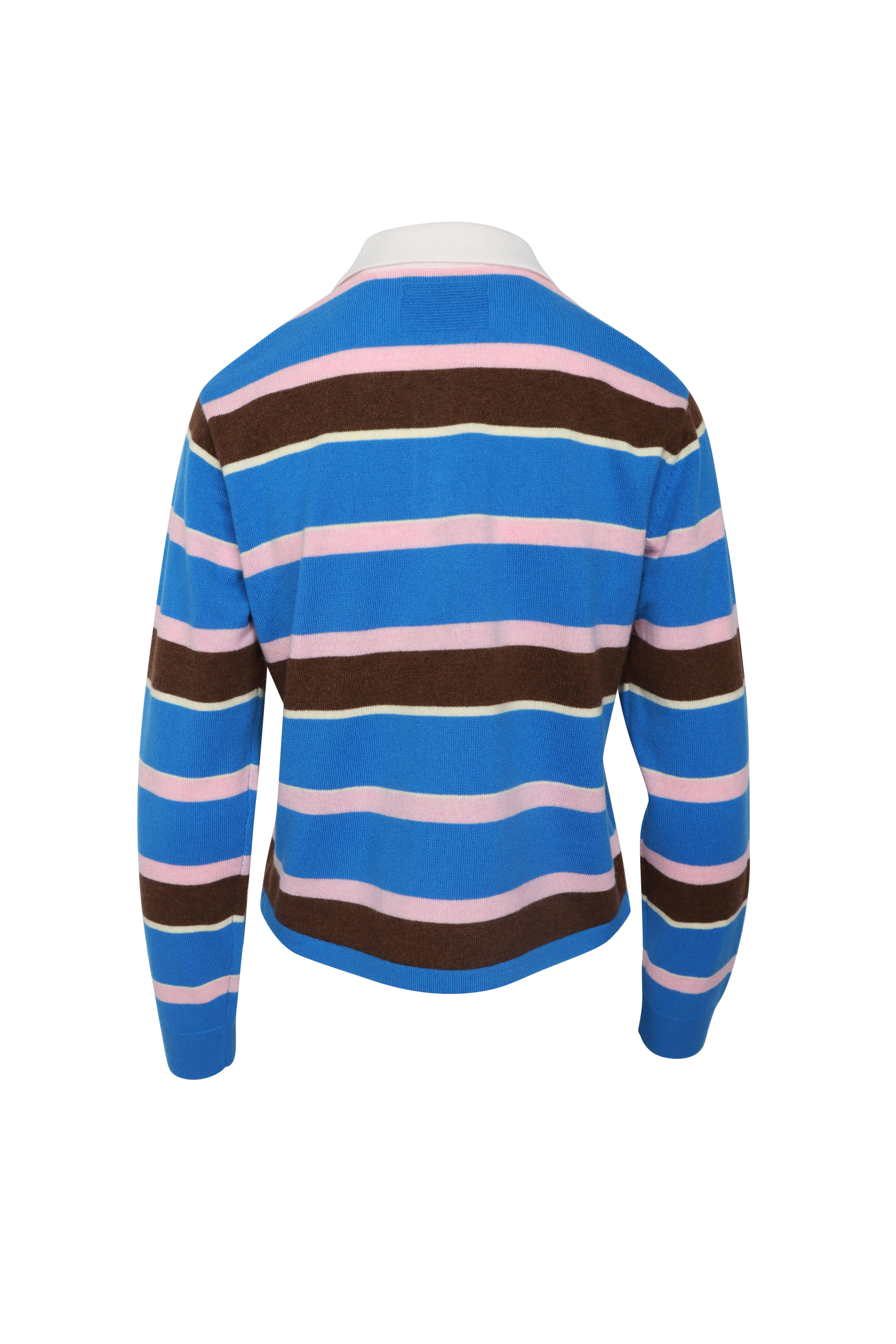 Guest in Residence - Rugby Twilight Stripe Crop Sweater