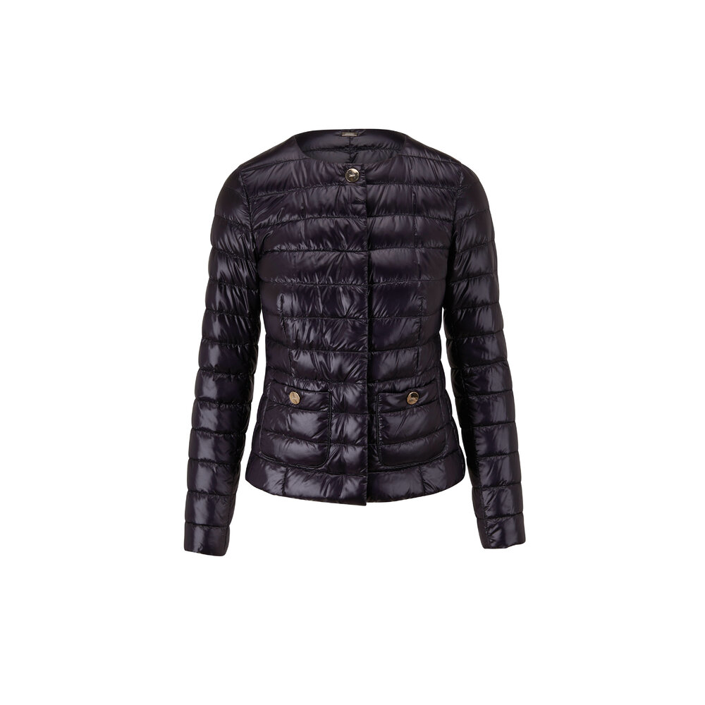 Herno - Classic Black Fitted Puffer Jacket | Mitchell Stores