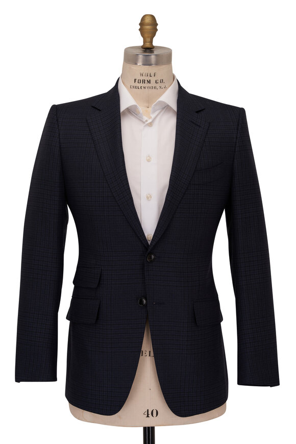 Tom Ford - Grand Tonal Blue Plaid Sportcoat