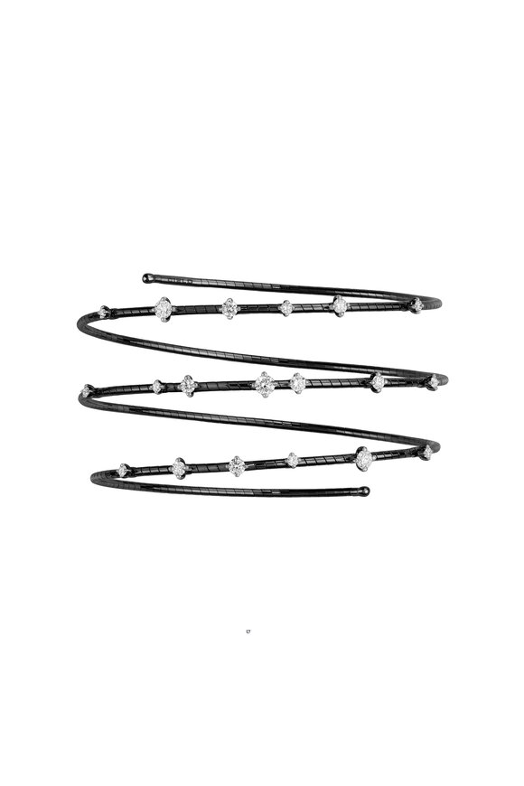 Mattia Cielo 18k Black Gold Diamond Bracelet