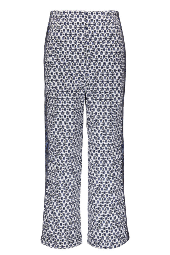 Veronica Beard - Dova Off White Multi Printed Pant