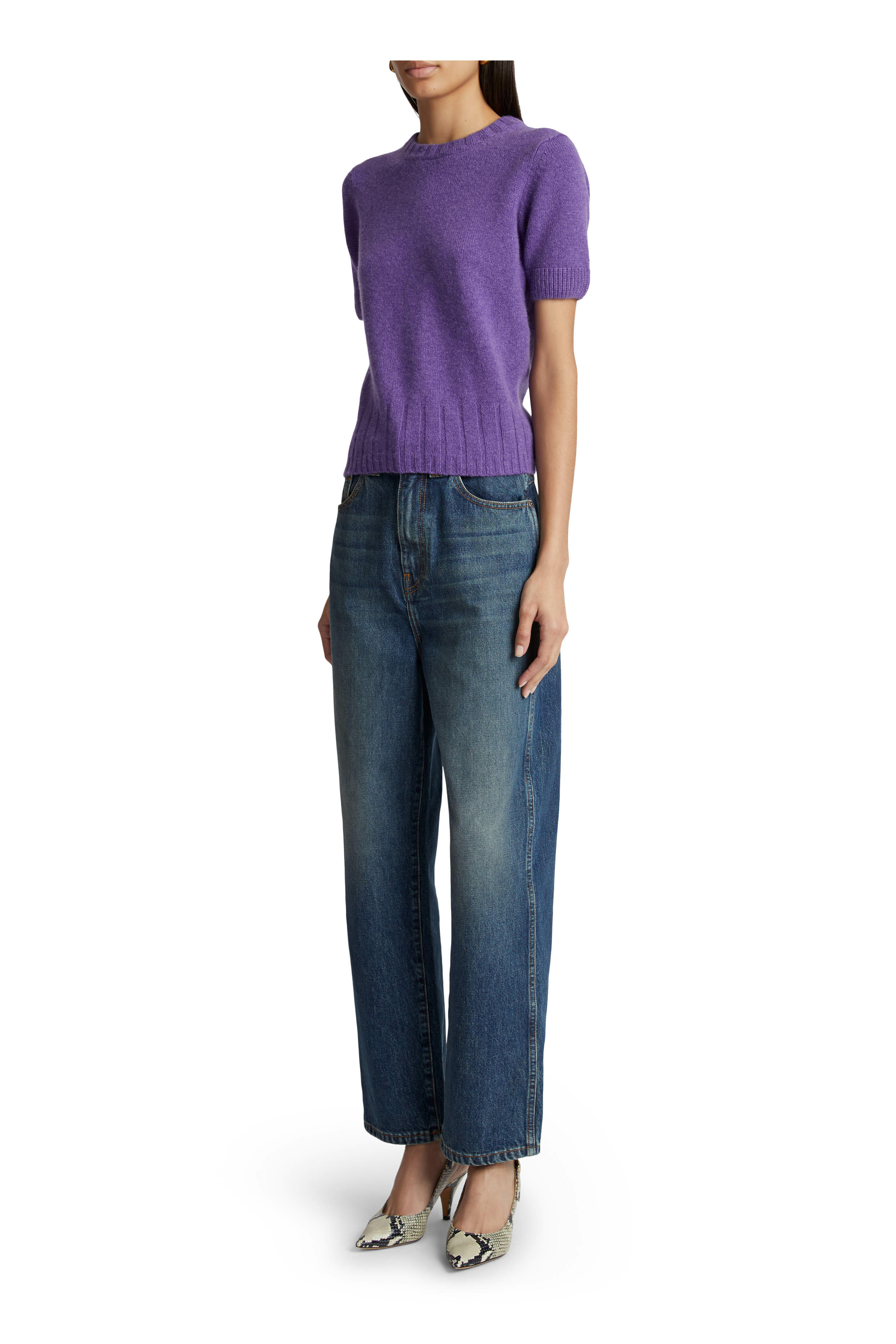 Khaite - Luphia Violet Cashmere Sweater