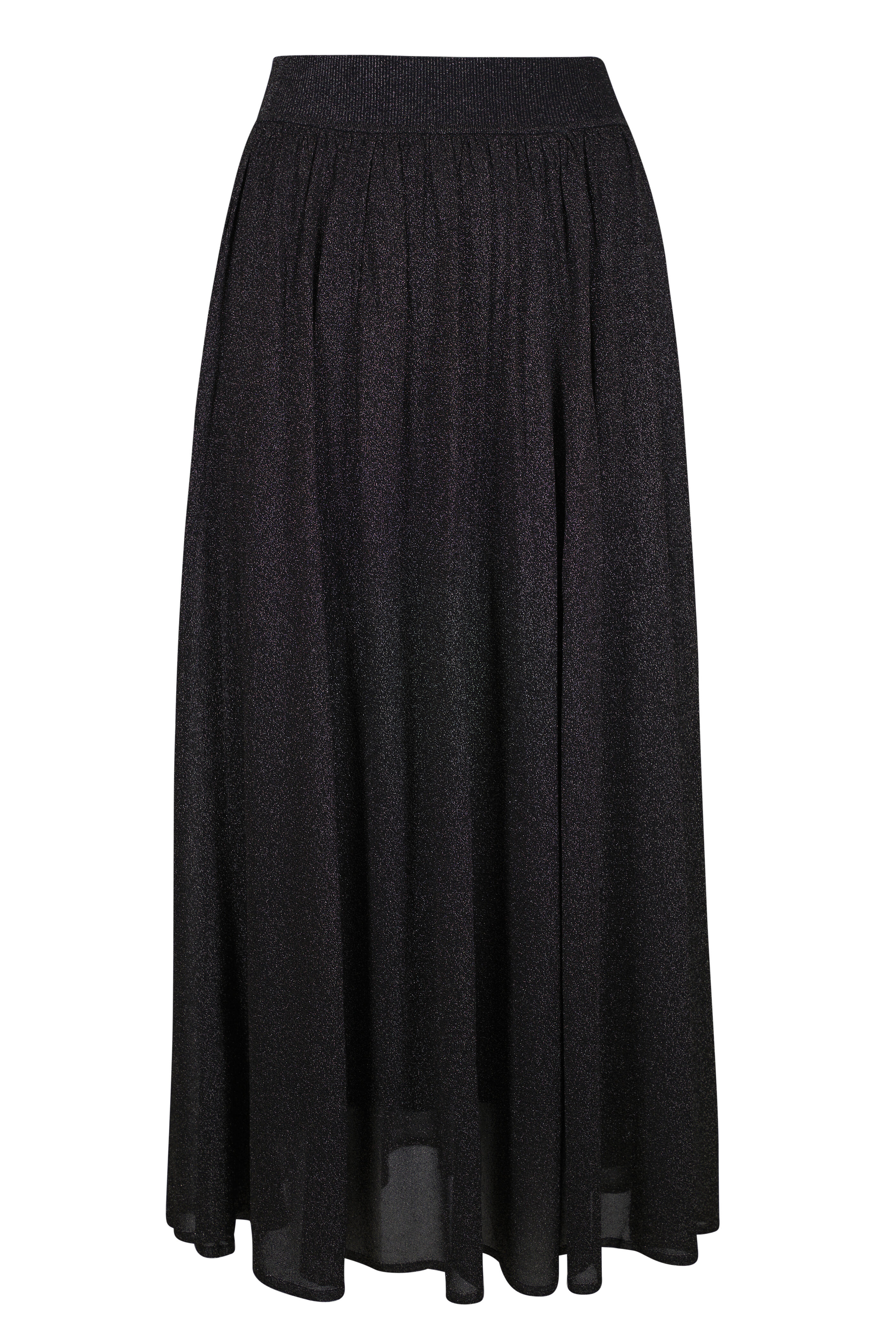 Zimmermann - Illuminate Black & Gold Metallicized Skirt