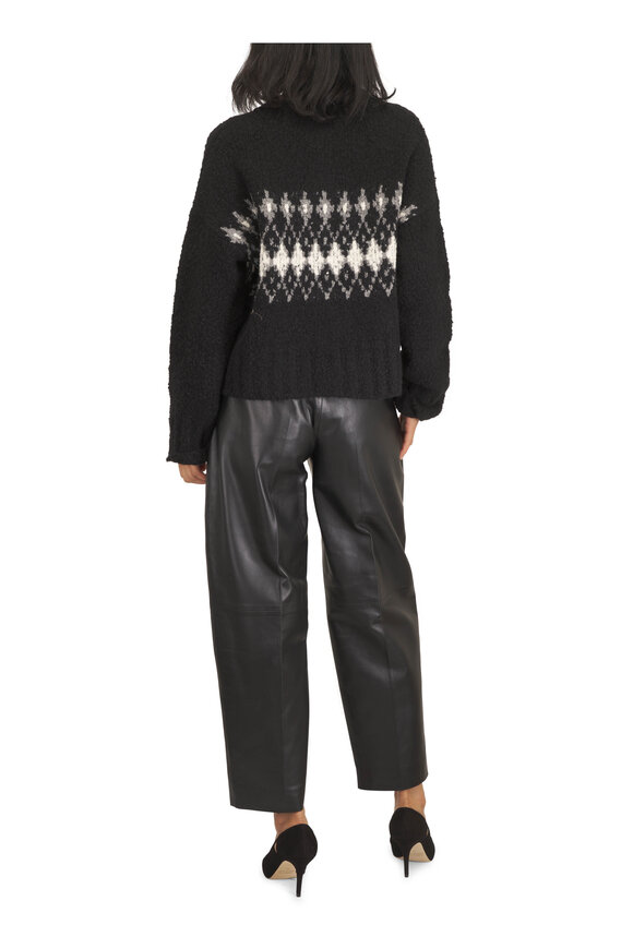 Altuzarra Bix Black Leather Pant - view 4