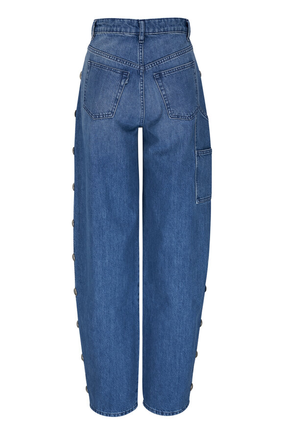 3x1 - Nicole Deep Blue Studded Jean 