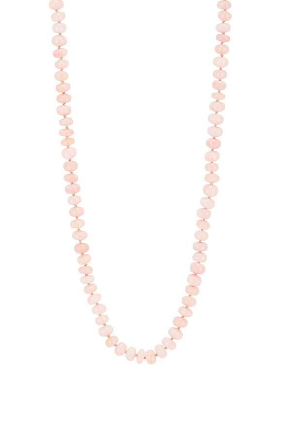 Tina Negri - Australian Pink Opal Necklace