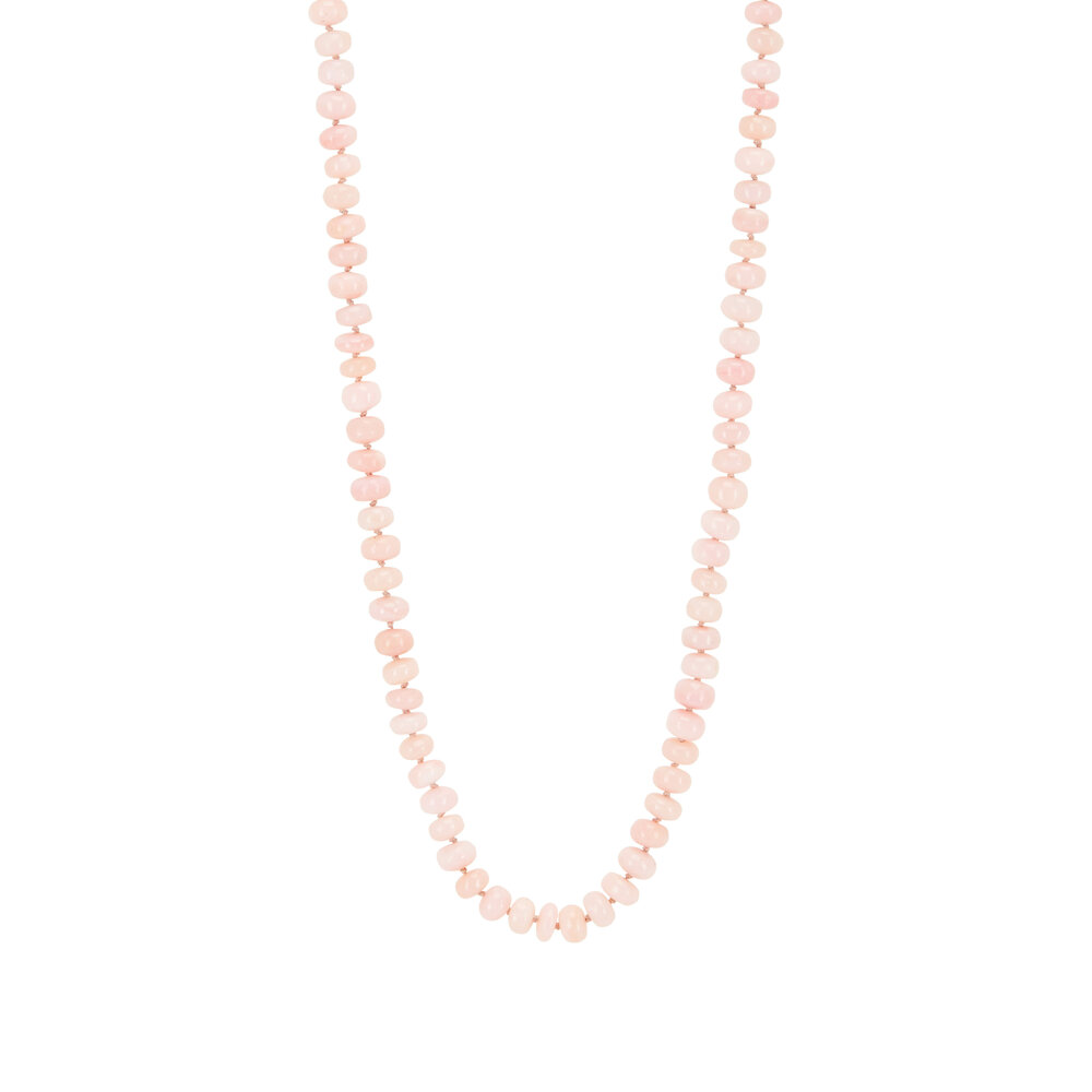 Tina Negri - Australian Pink Opal Necklace | Mitchell Stores