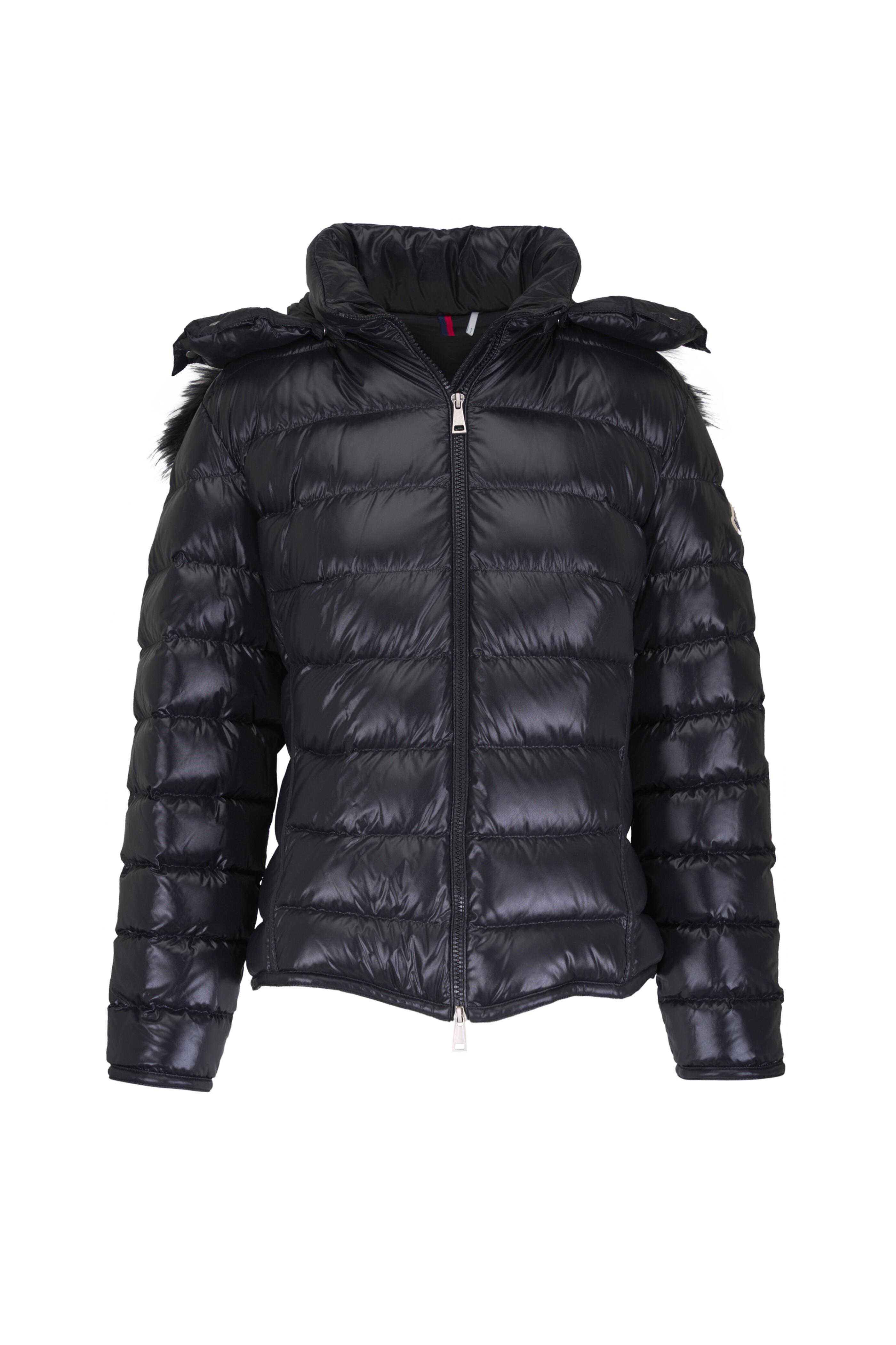 Moncler - Badyf Black Short Hooded Down Jacket - view 1