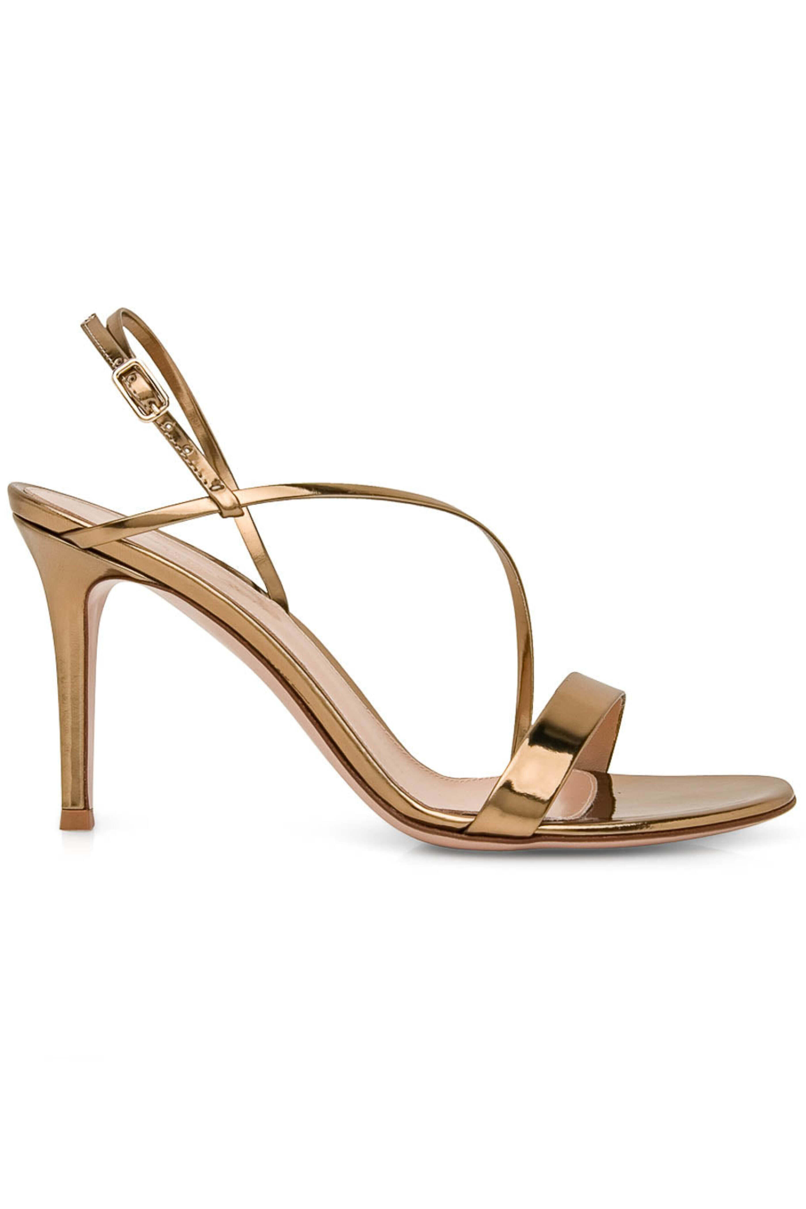 Gianvito Rossi - Manhattan Sandal in Mekong Gold