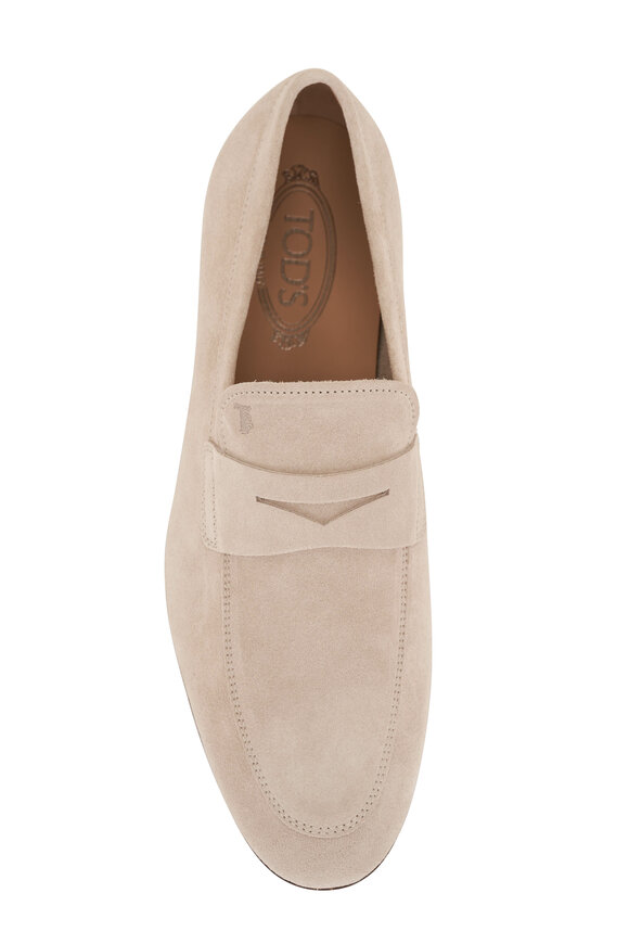 Tod's - Mastice Suede Penny Loafer 