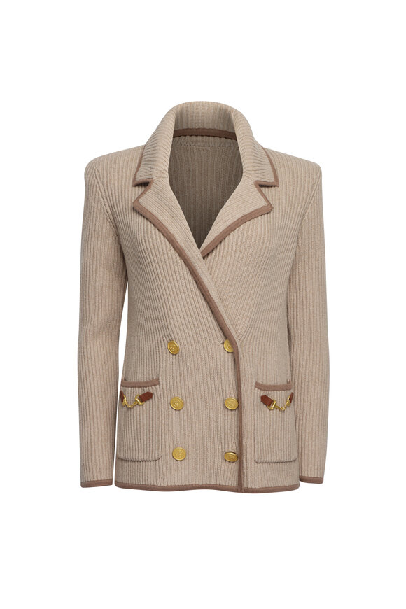 Brunello Cucinelli - Beige Brown Glen Check Single Breasted