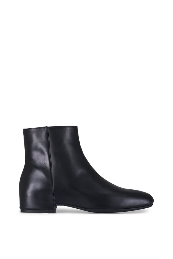 Aquatalia Ulyssa Black Leather Bootie - view 2