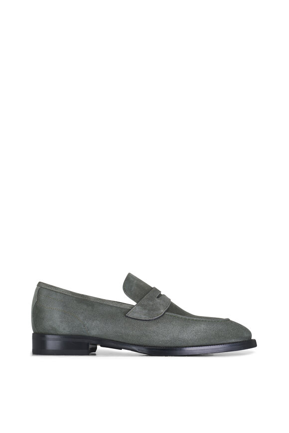 Di Bianco - Aviano Suede Castor Gray Loafer