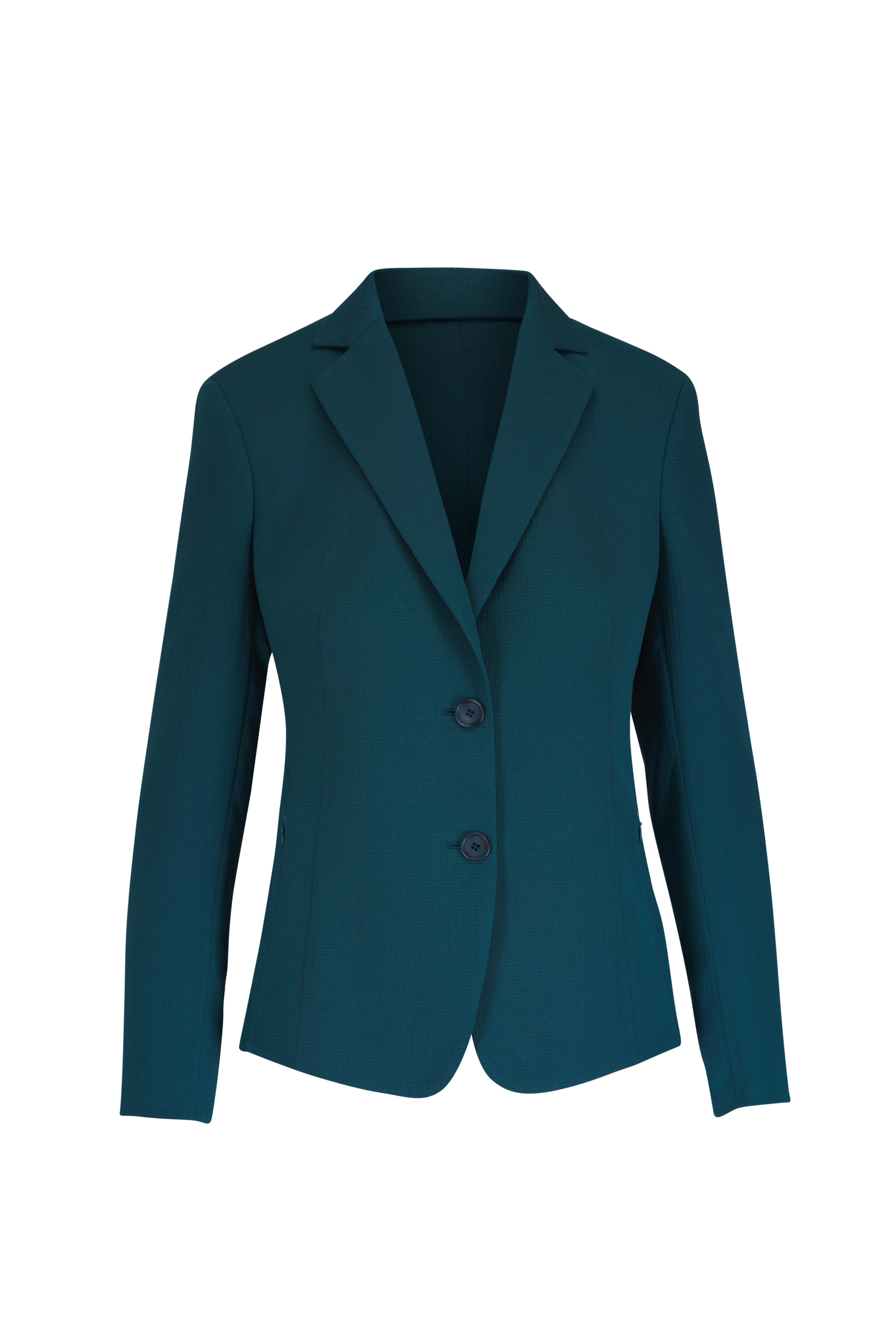 Akris - Lavino Structured Green Cotton, Silk & Wool Jacket