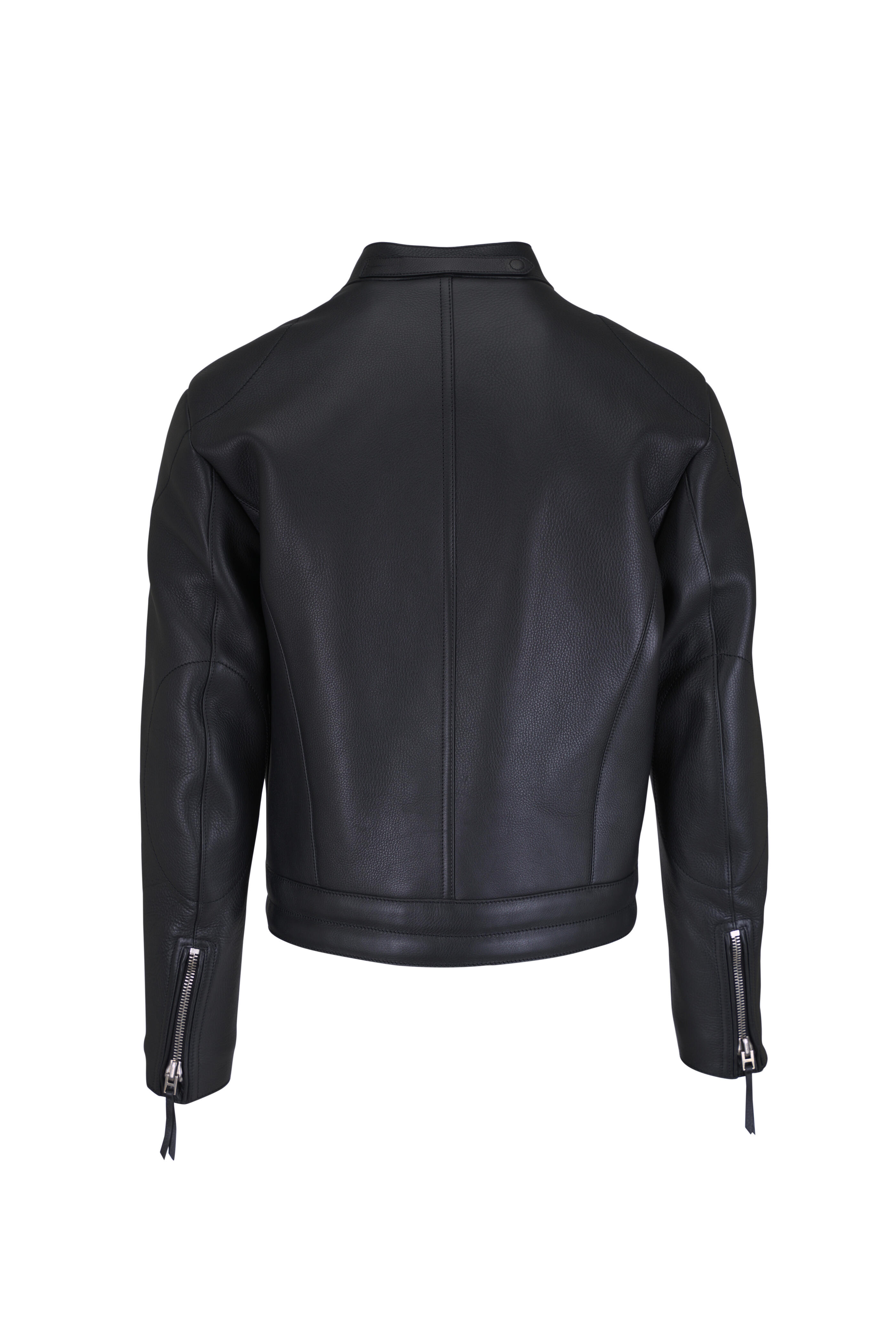 Tom Ford - Grain Leather Zip Biker Jacket