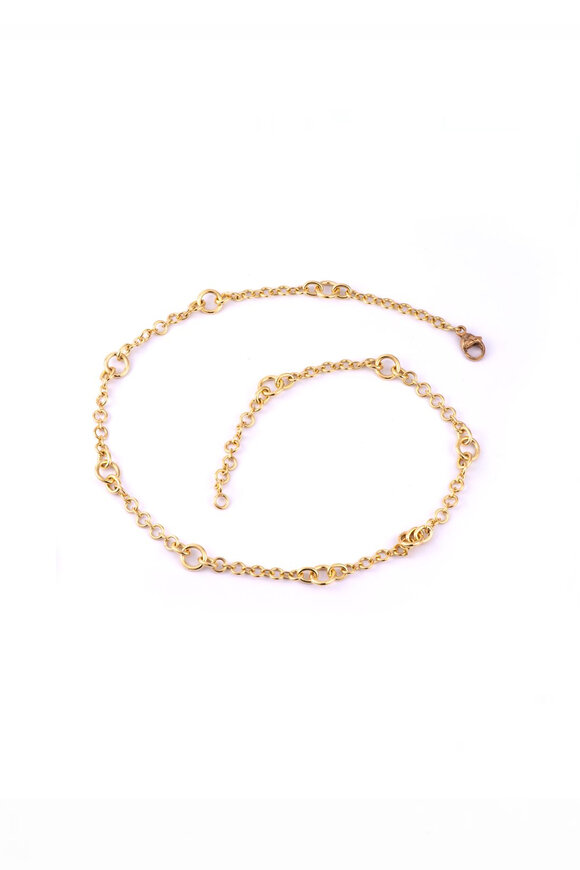 Sylva & Cie Gold Link Necklace