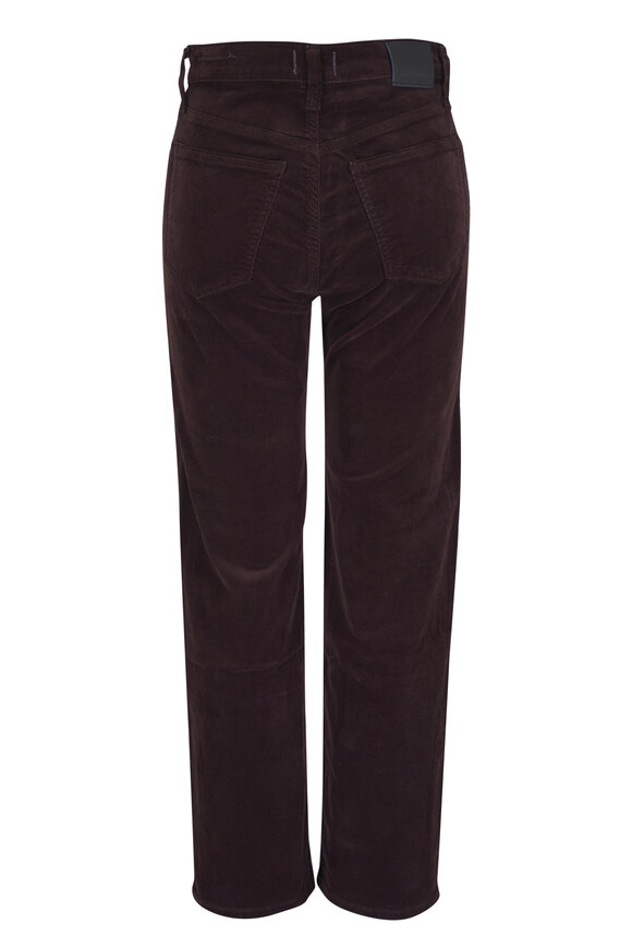 Citizens of Humanity Palma Brown Cotton Straight Corduroy Pant - view 3