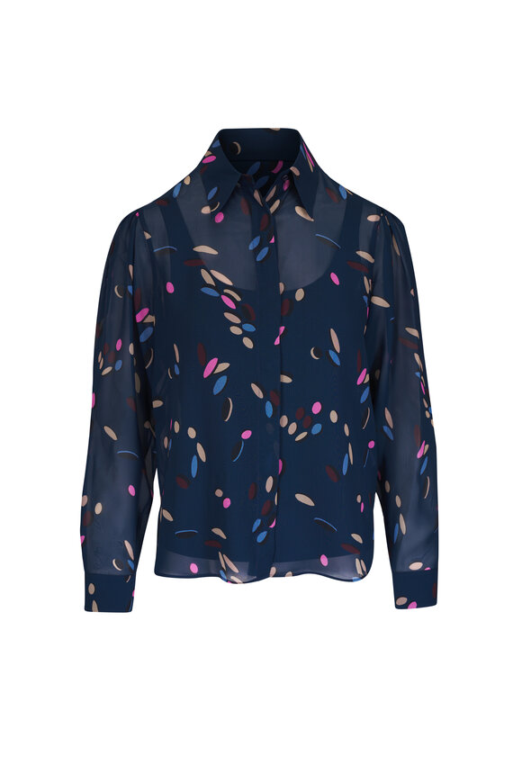 【送料&関税込】Bottega Veneta Multicolor Viscose Shirt T-shirt with side detail, colored fabric Bottega Veneta