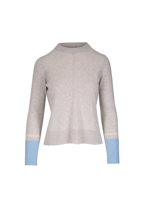 Kinross Colorplay Agate & Blue Cashmere Sweater - view 1