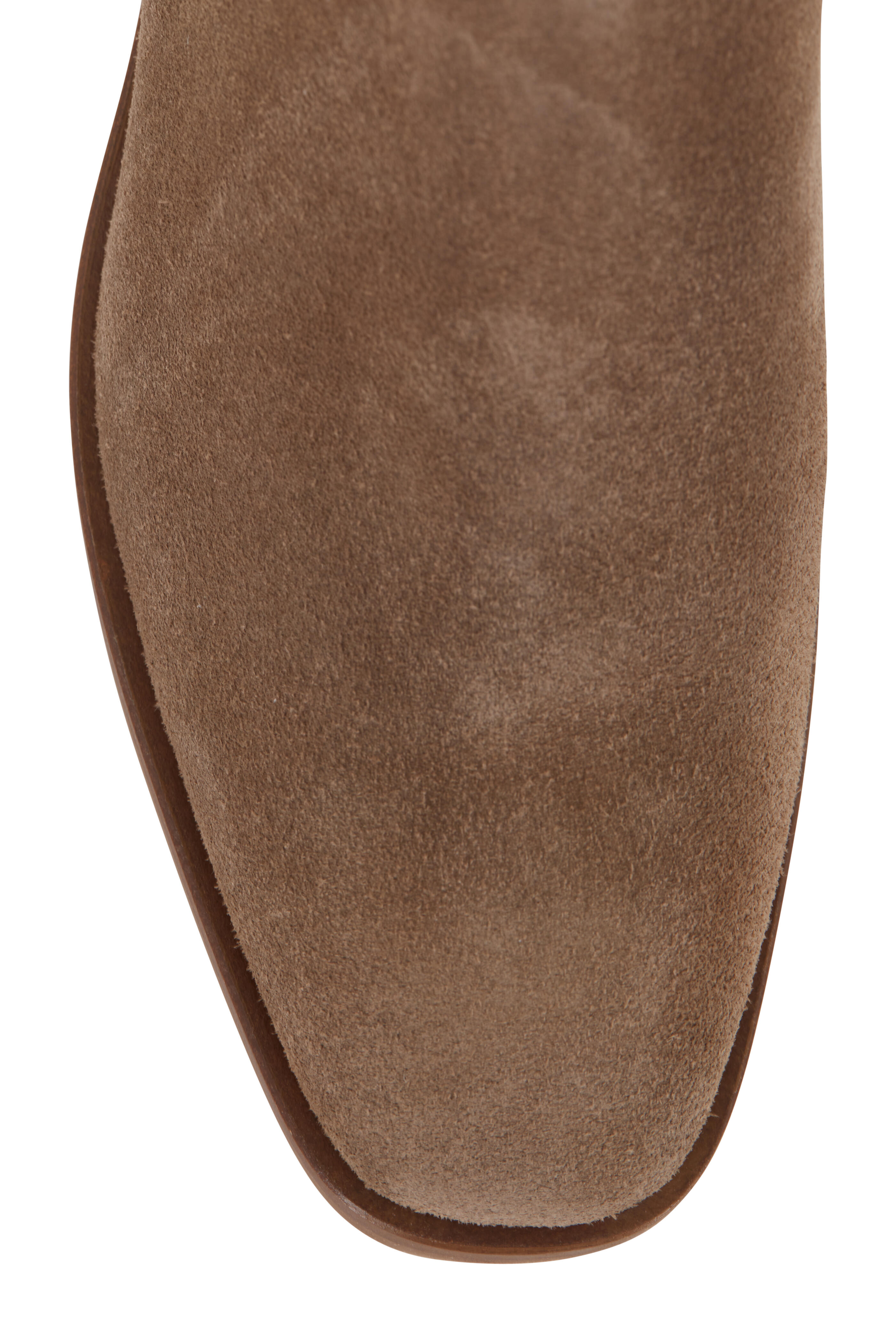 Aquatalia Carmie Light Taupe Cow Suede Boot Mitchell Stores