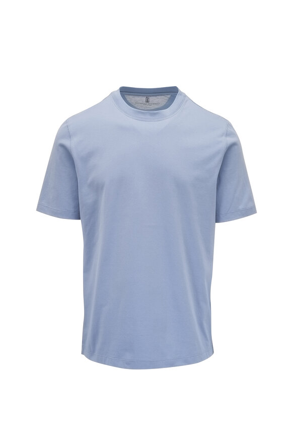 Brunello Cucinelli - Grigio Polo T-Shirt | Mitchell Stores