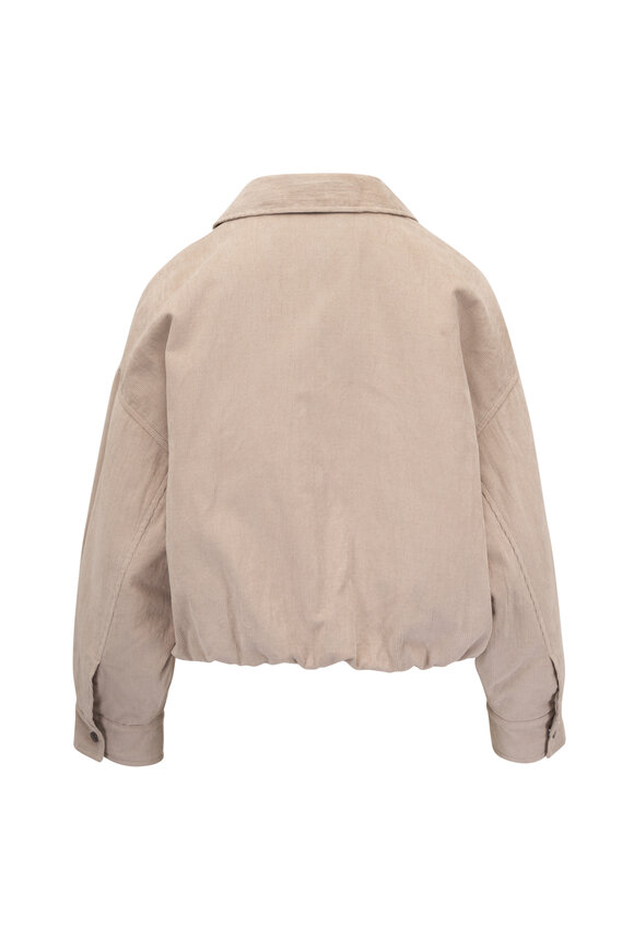 Brunello Cucinelli Beige Comfort Vintage Corduroy Jacket - view 5