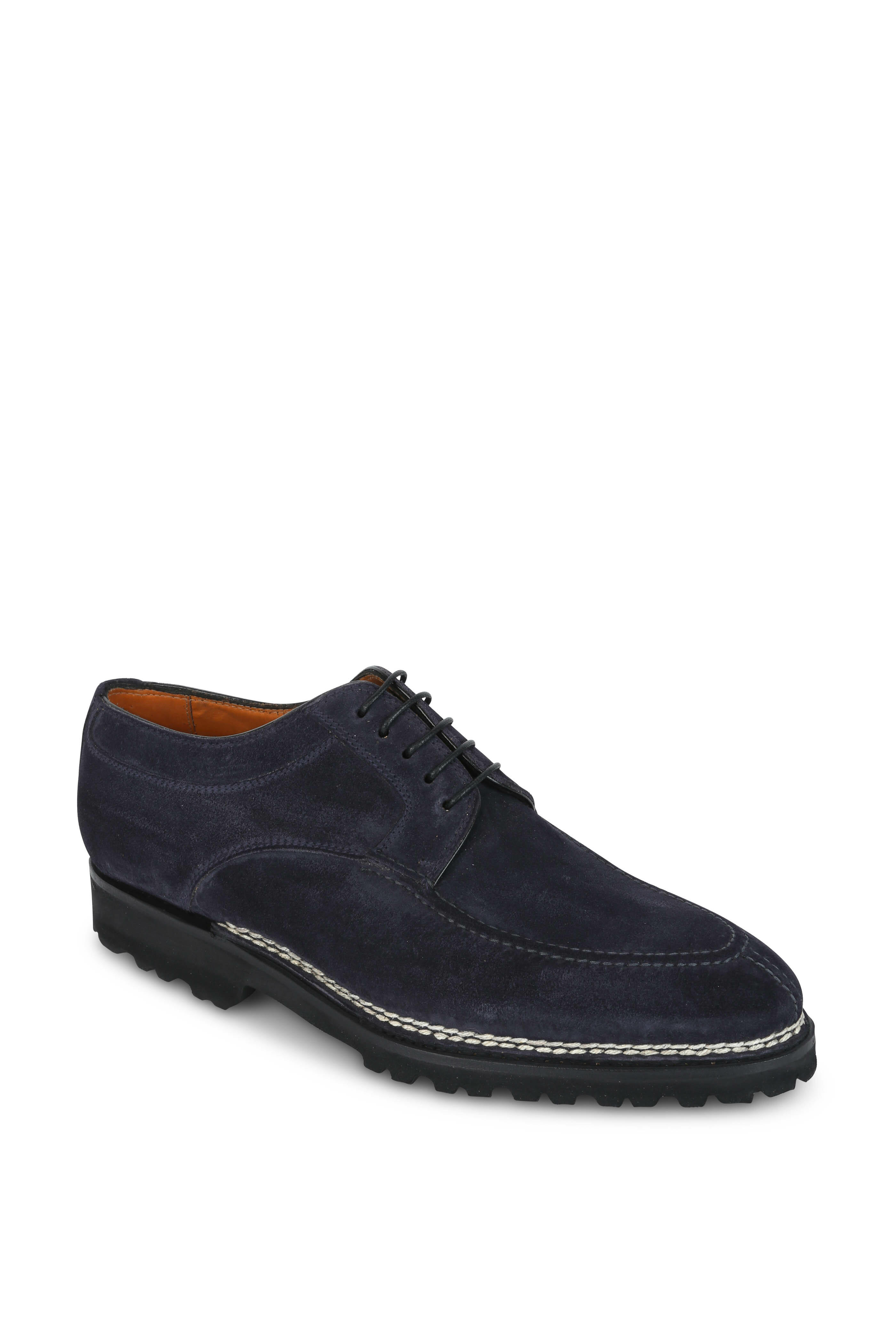 Blue suede clearance derby