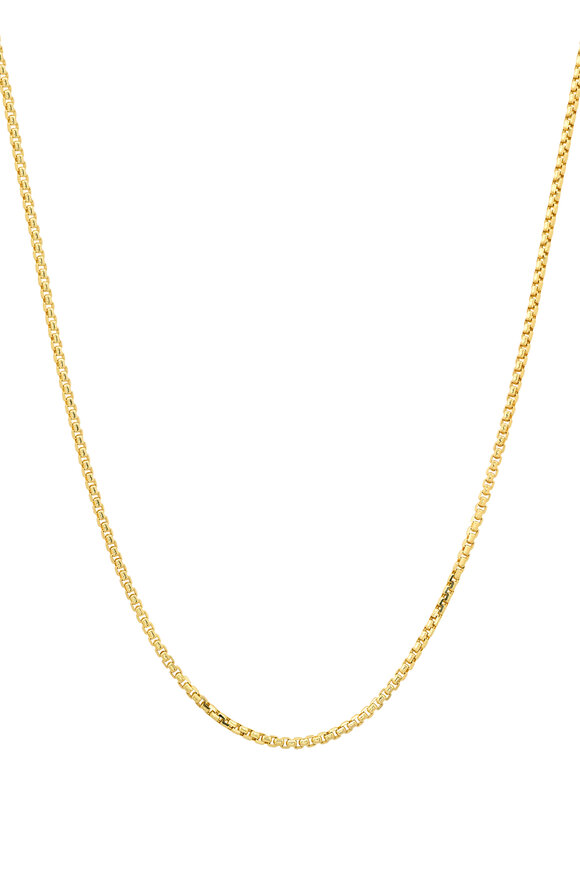 Helena Rose 14k Yellow Gold Thin Box Chain