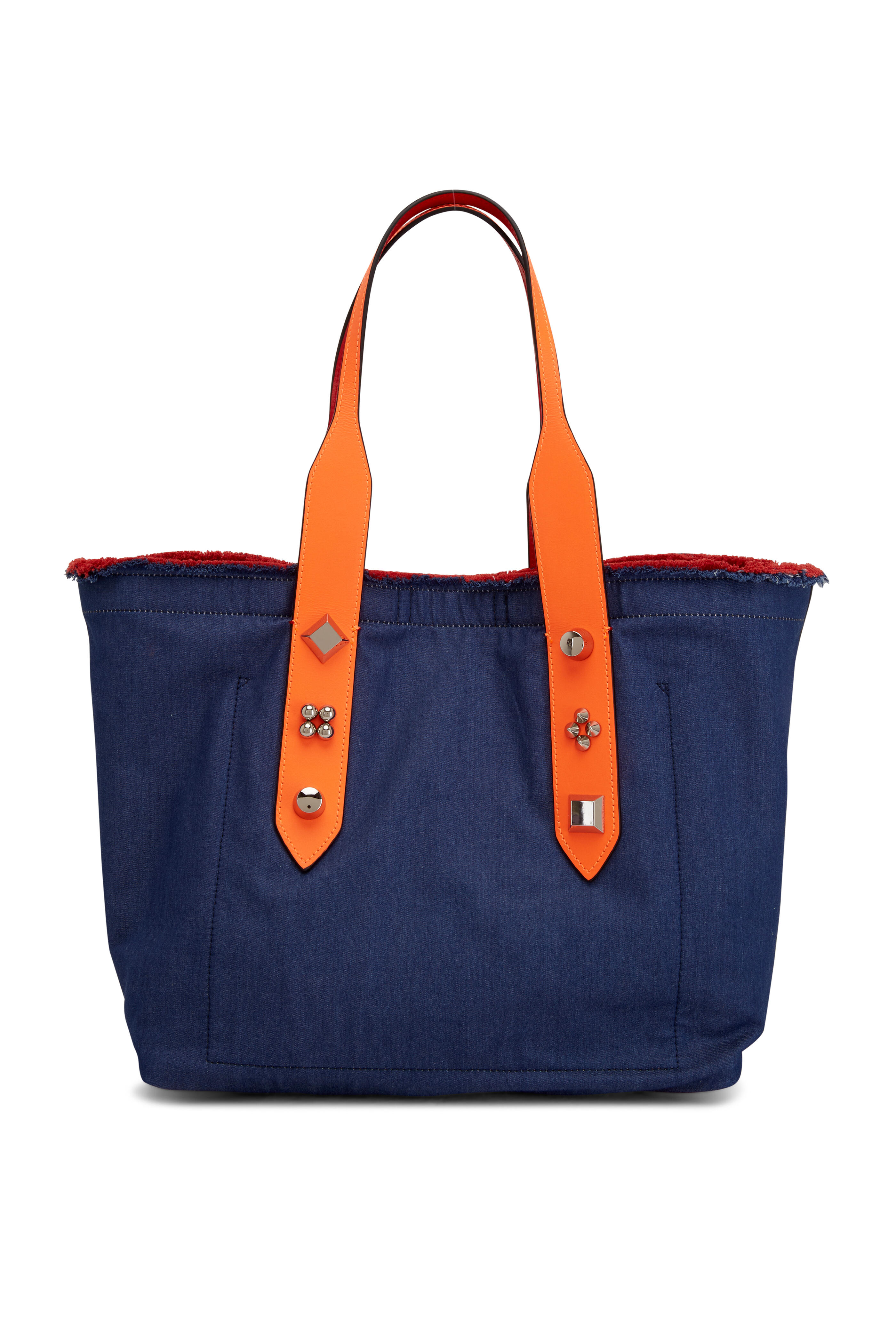 Christian Louboutin - Frangibus Small Print Denim Top Handle Tote