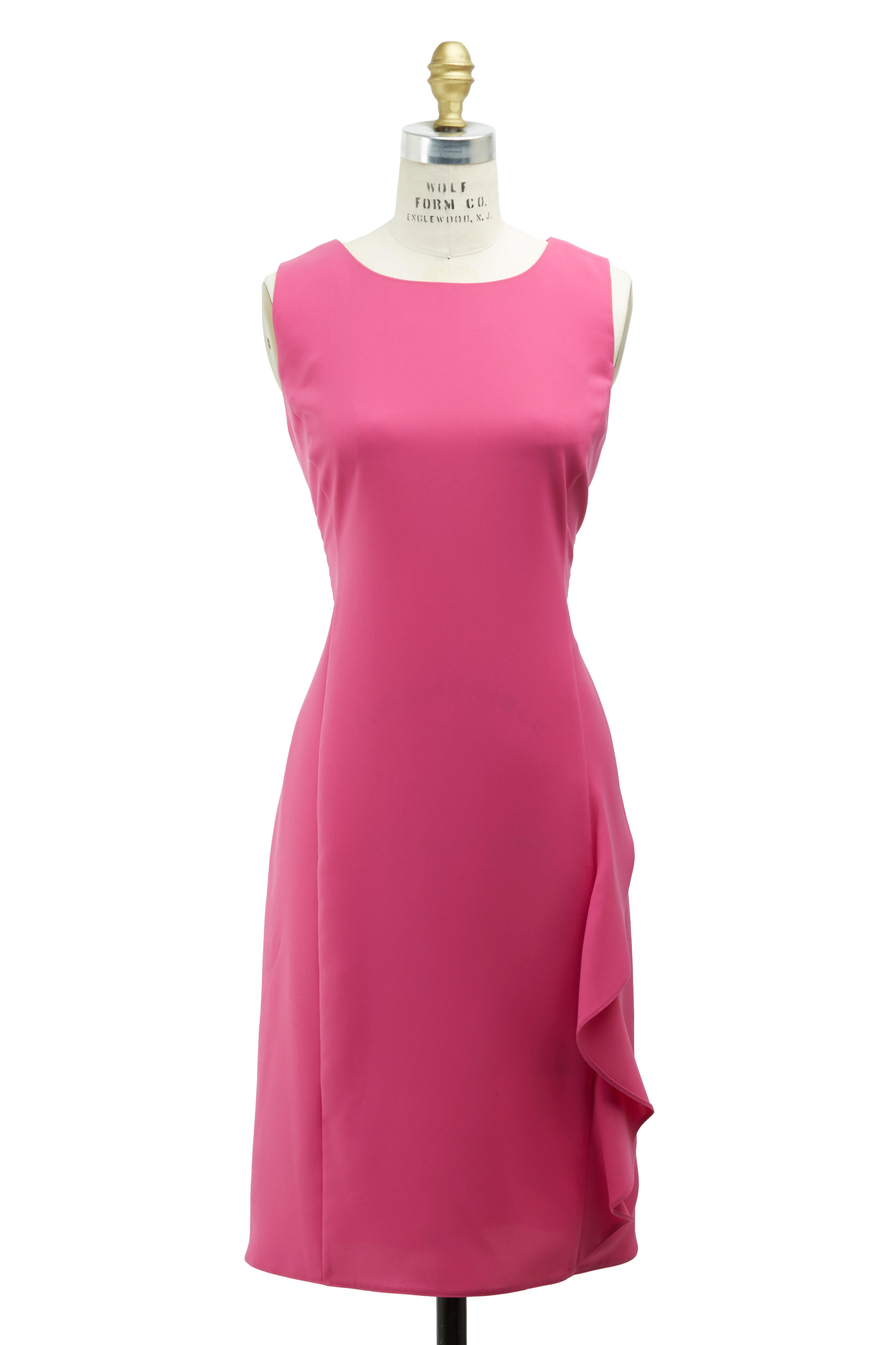 emporio armani dress Emporio Armani Girls Logo Dress with Pleat in Beige