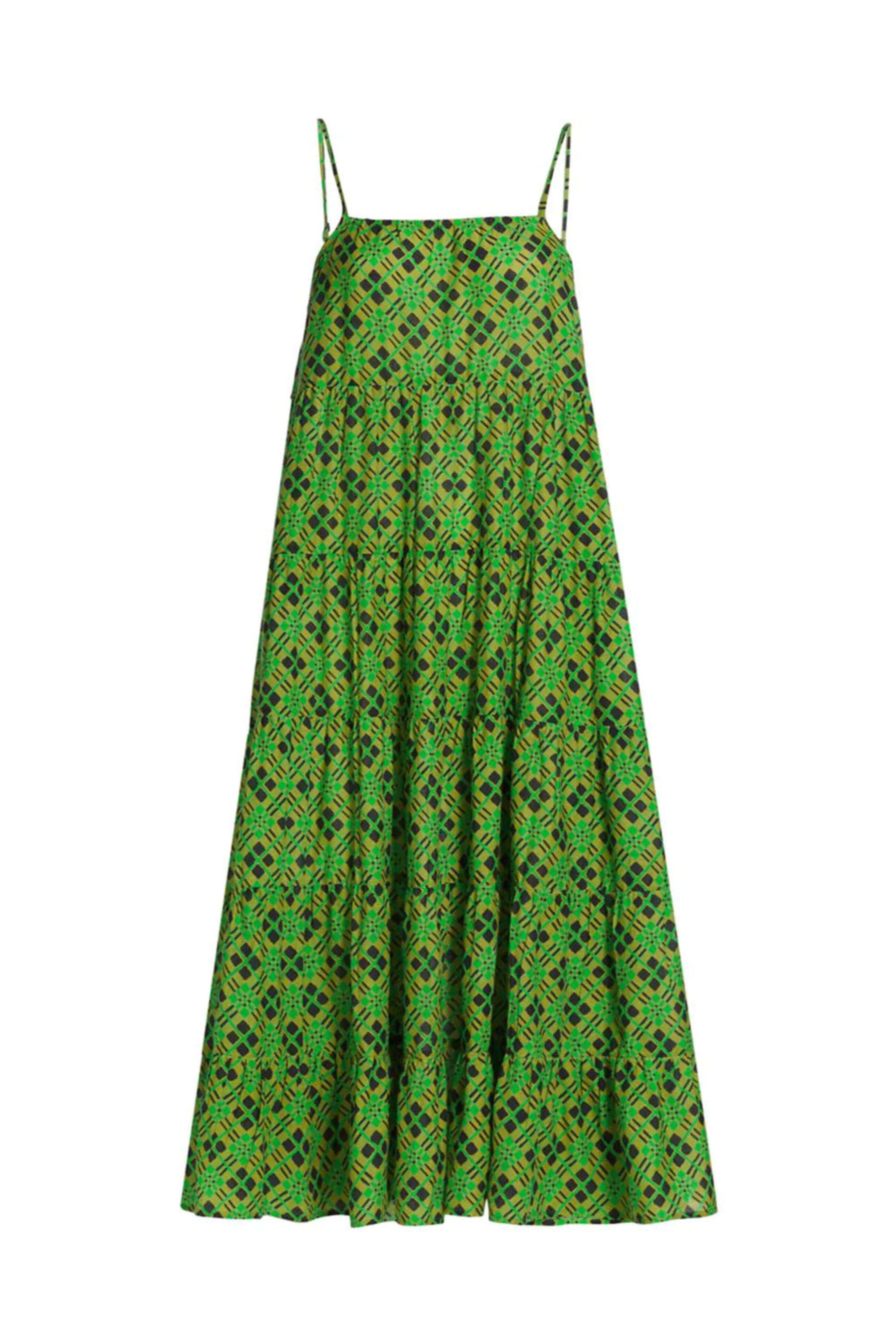 Rachel Comey - Green Multi Mowin Dress