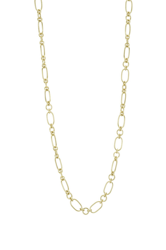 Mindy Fox Oval Triple Link Necklace