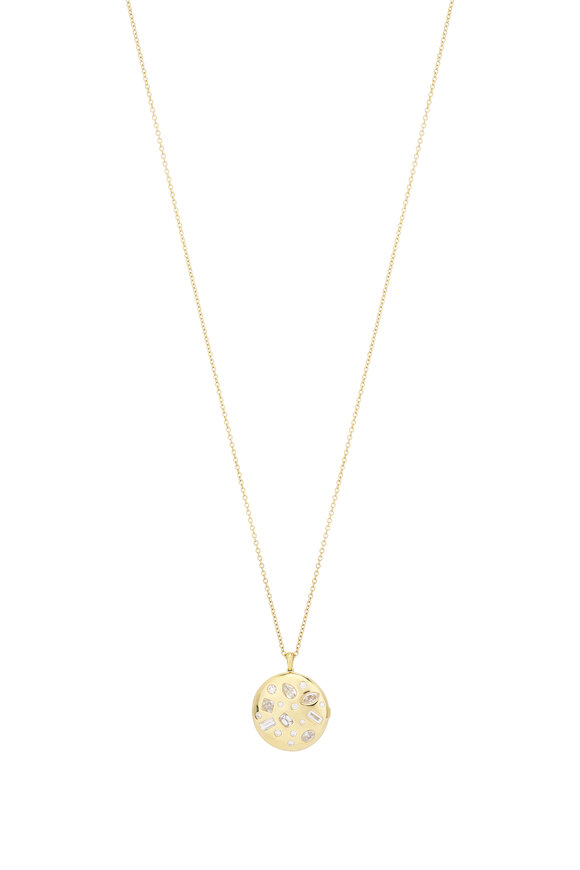 Kwiat 18k Yellow Gold Diamond Locket Necklace