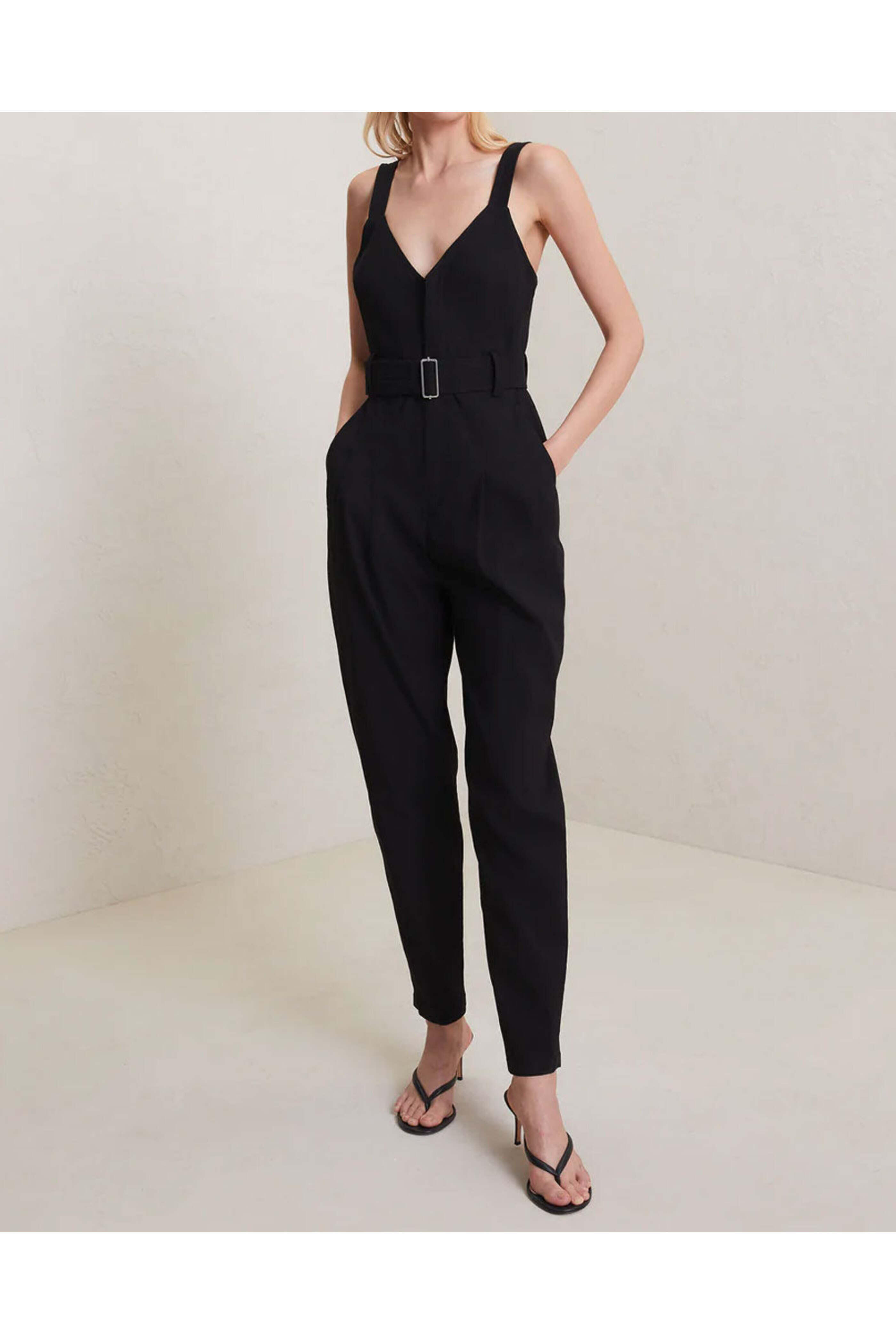 A.L.C. - Black Carmen Jumpsuit