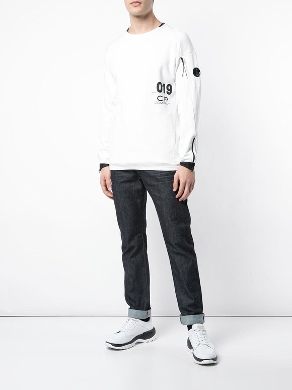 CP Company - White Crewneck Sweatshirt