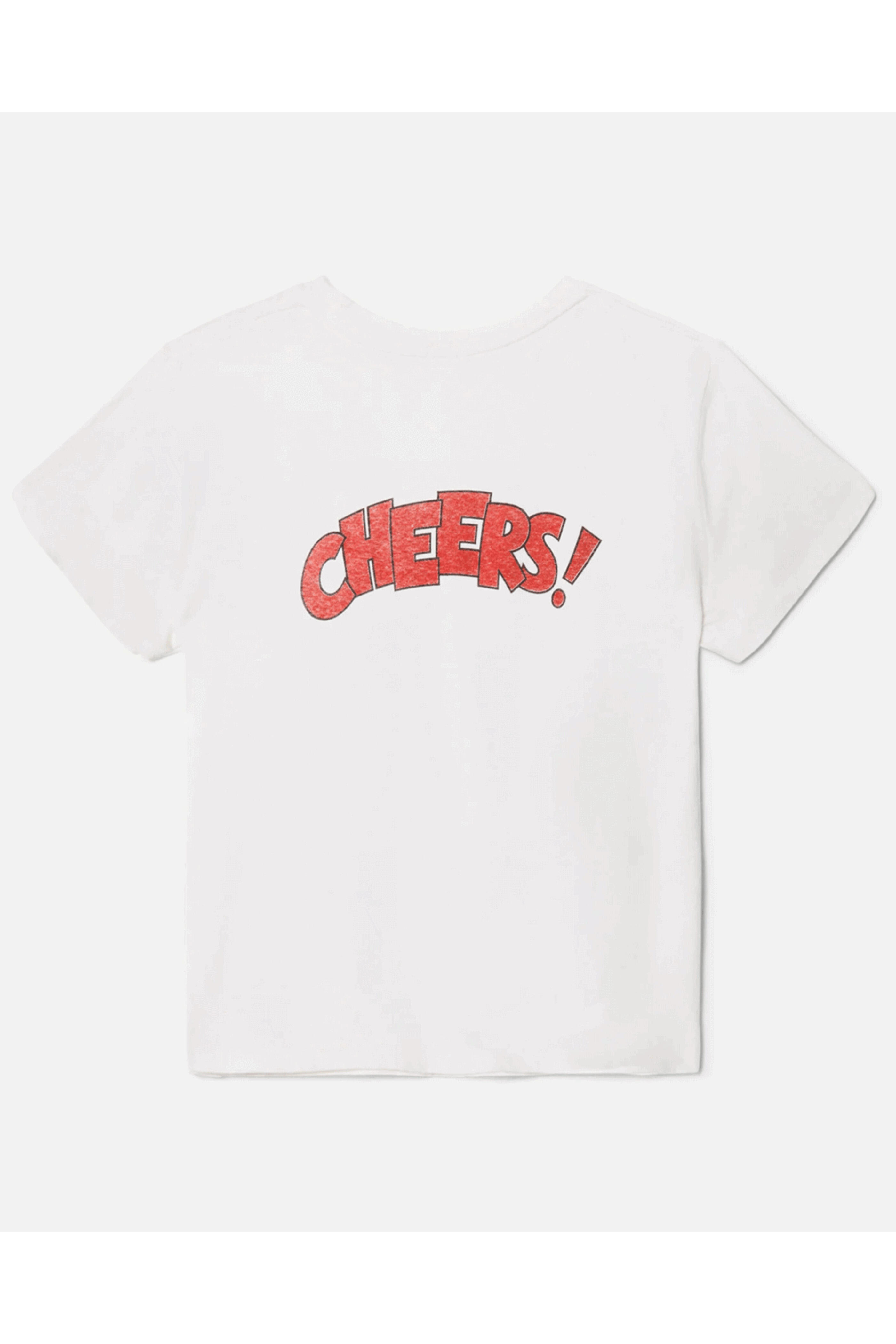 【関税込み】Re/Done オフホワイト Classic Cheers Tシャツ Re/Done - Cheers Classic Tee in Vintage White | Mitchell Stores