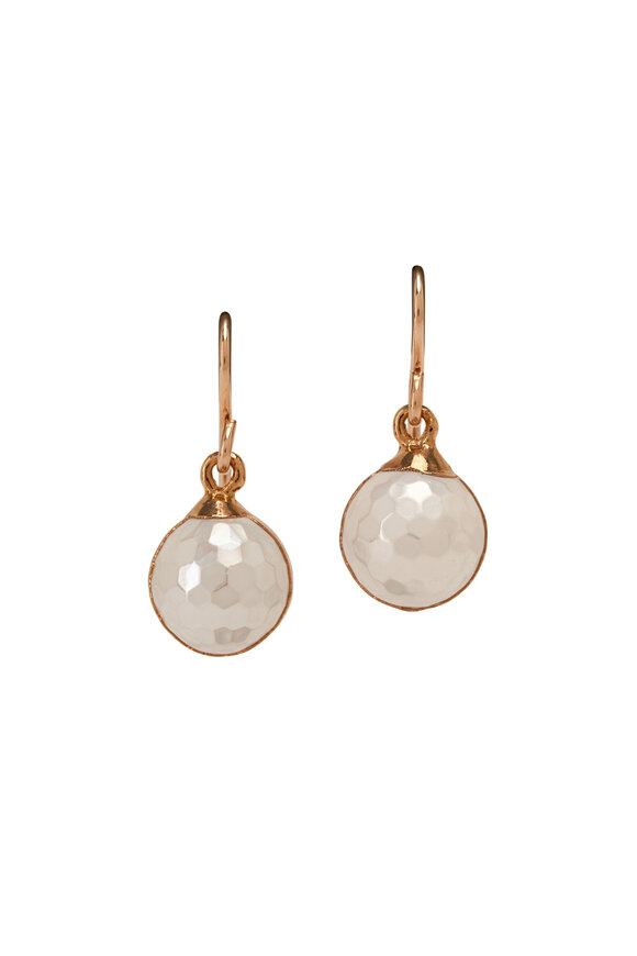 Cristina V. - Faceted Disco Ball Earrings