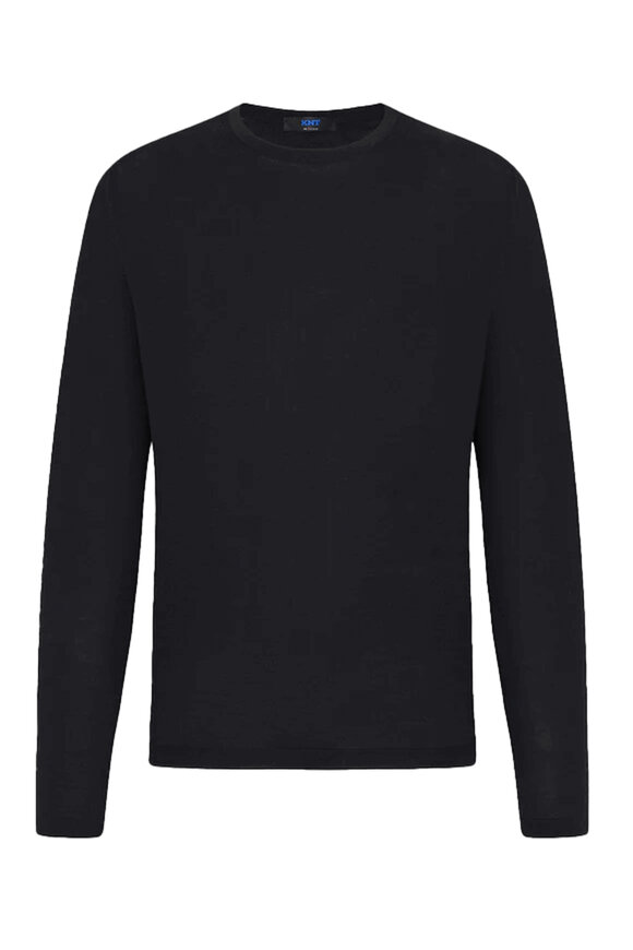 KNT Black Crewneck Knit