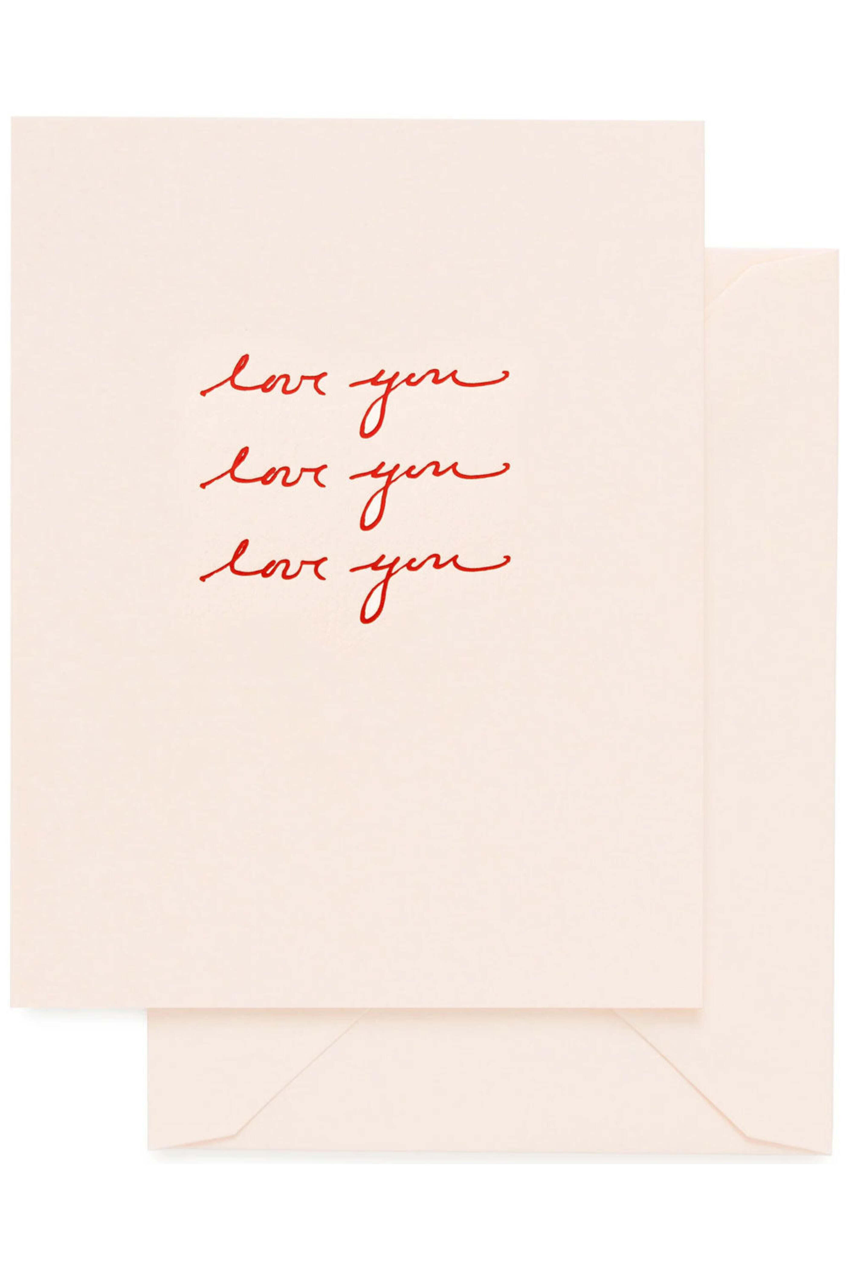 Sugar Paper - Love You, Pink Card