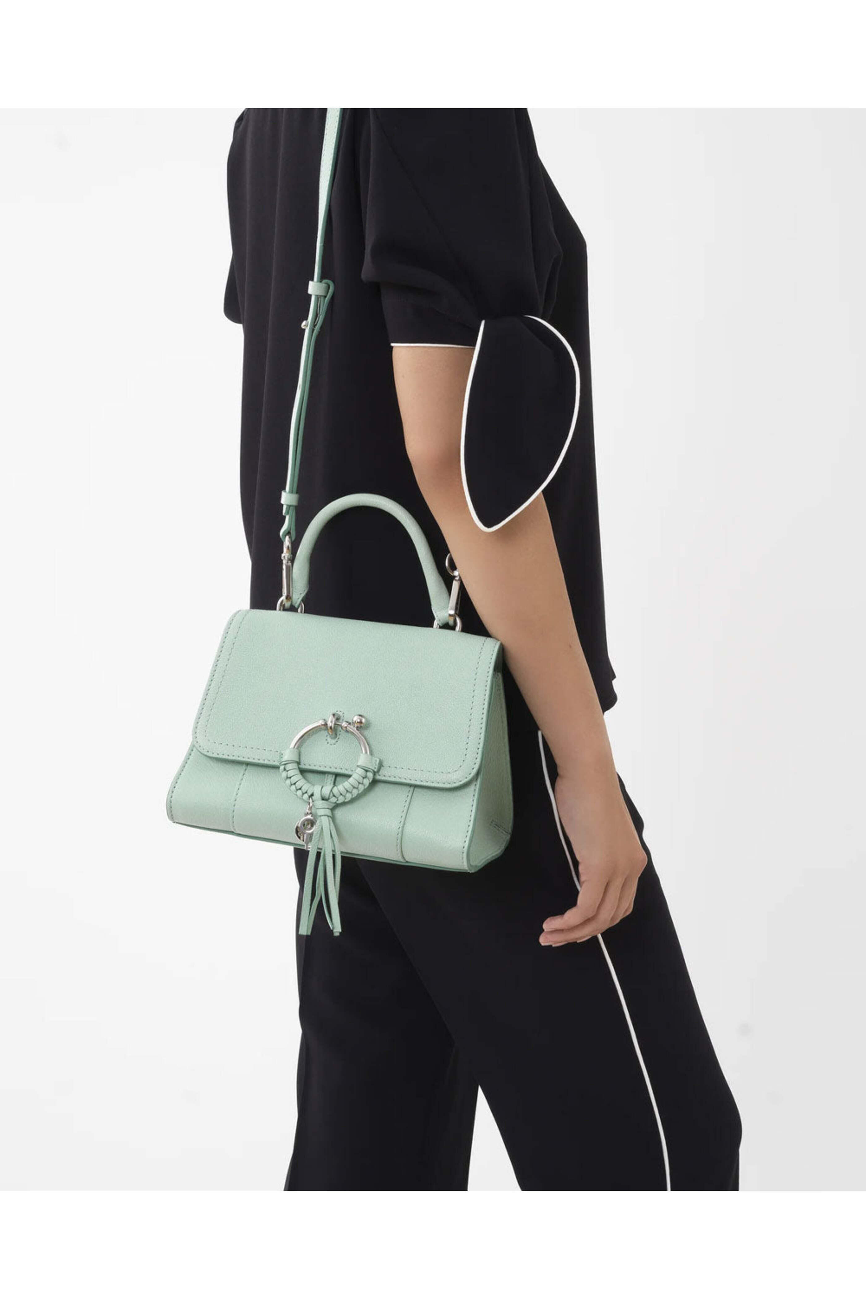[美品]SEE BY CHLOE See by Chloé - Joan Top Handle Bag in Cement Beige