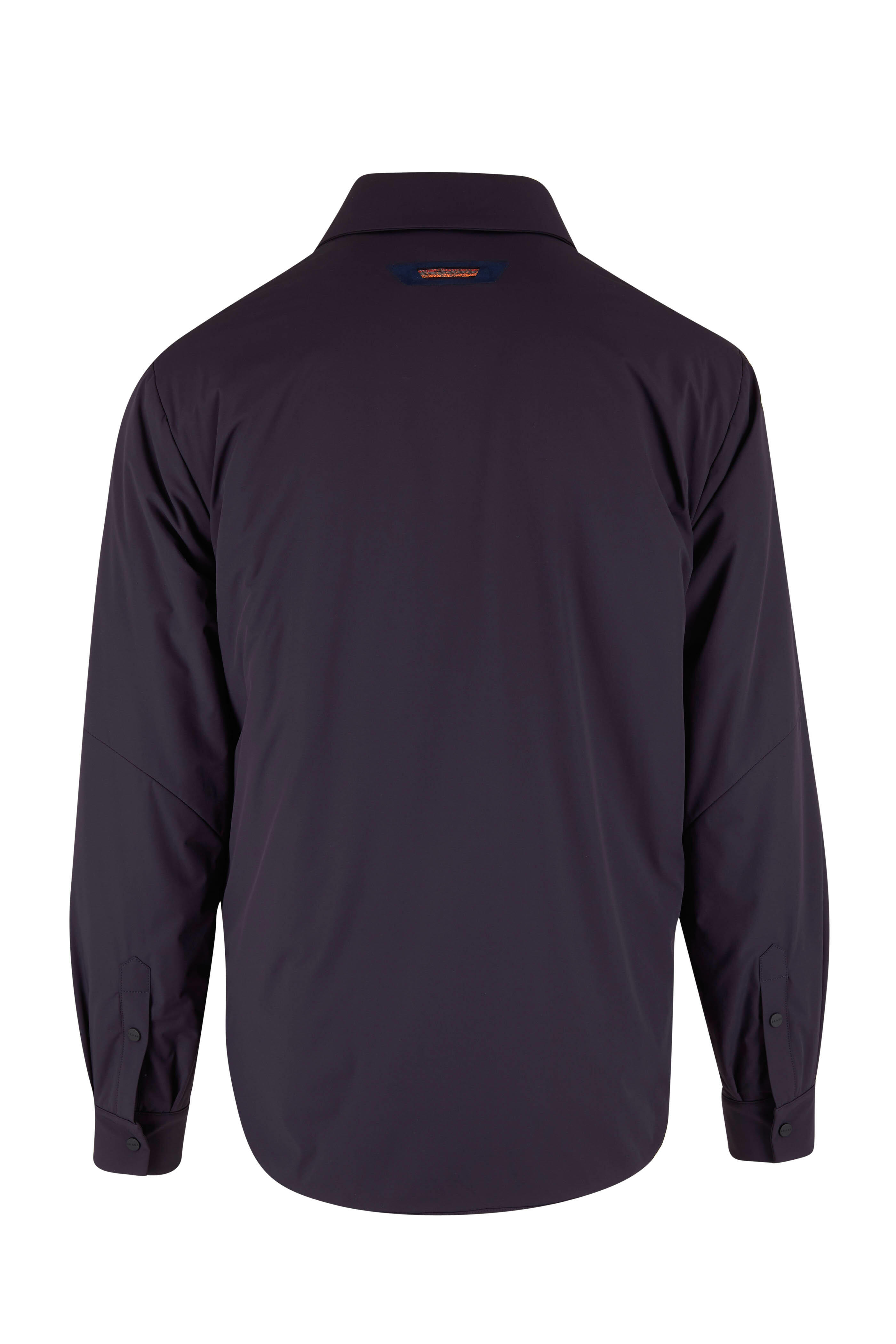 Sease - Gate Navy Blue Padded Shirt Jacket