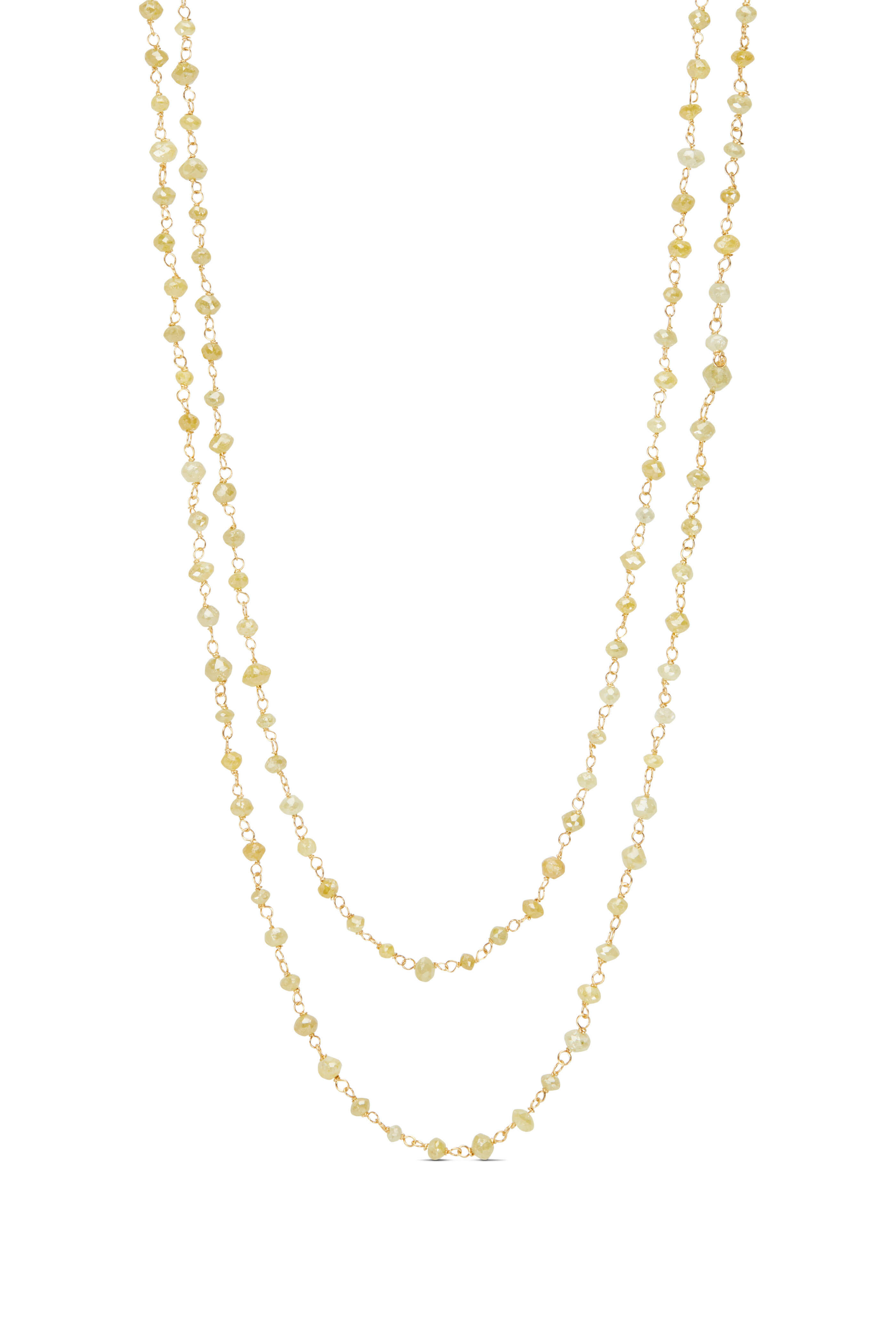 DIAMOND BEAD CHAIN NECKLACE