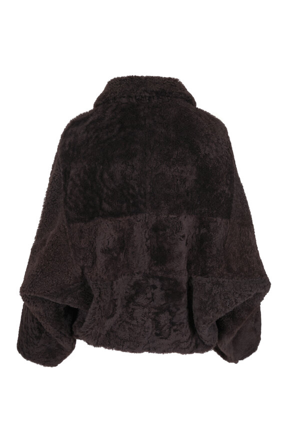 Brunello Cucinelli Brown Shearling Jacket - view 2