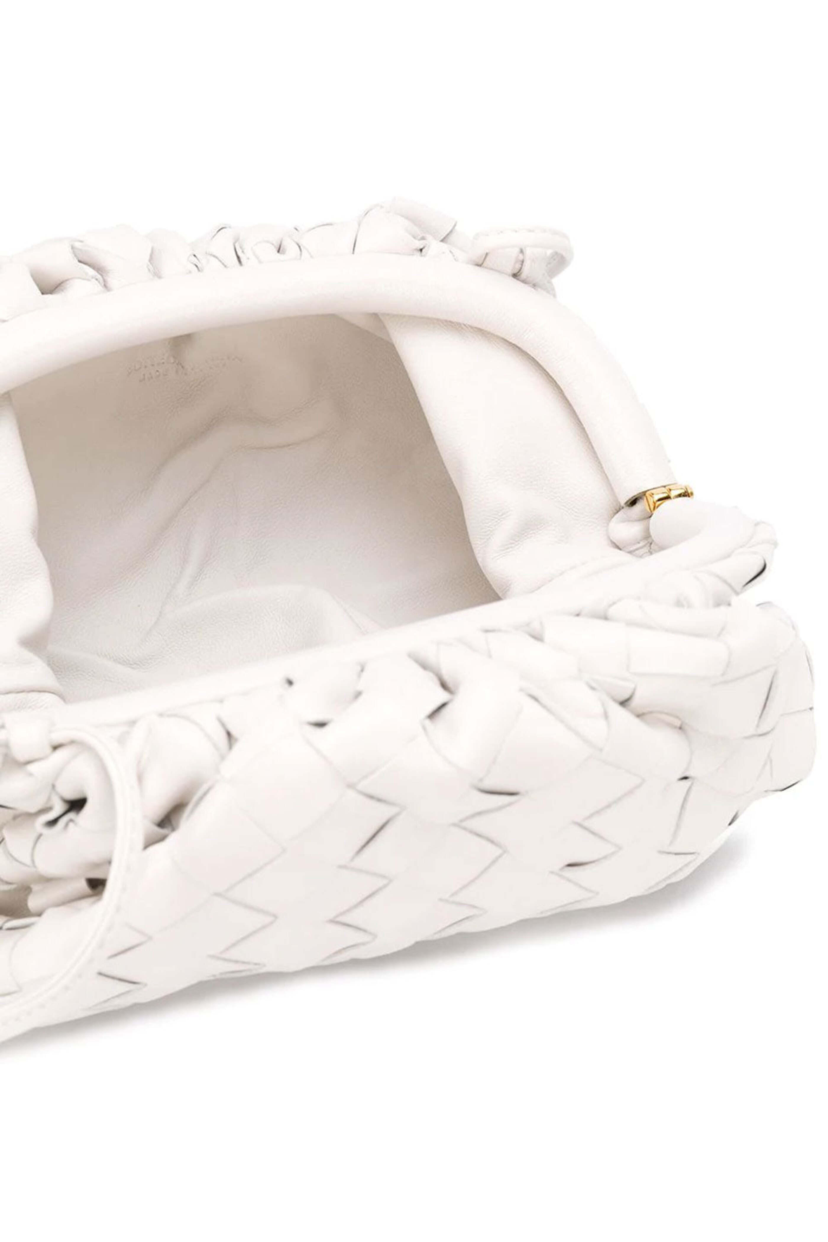 Bottega Veneta - Mini Pouch in Chalk