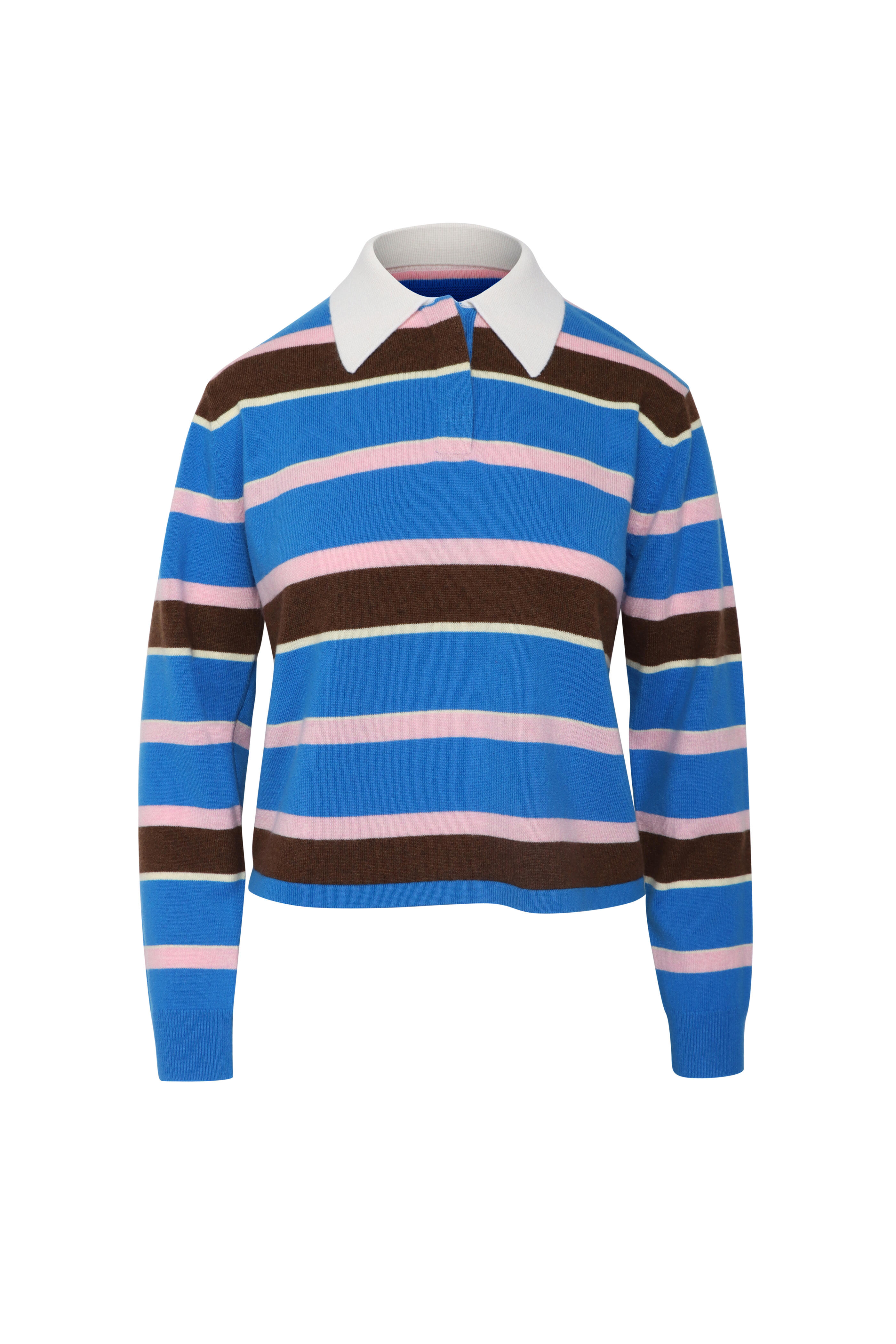 Guest in Residence - Rugby Twilight Stripe Crop Sweater
