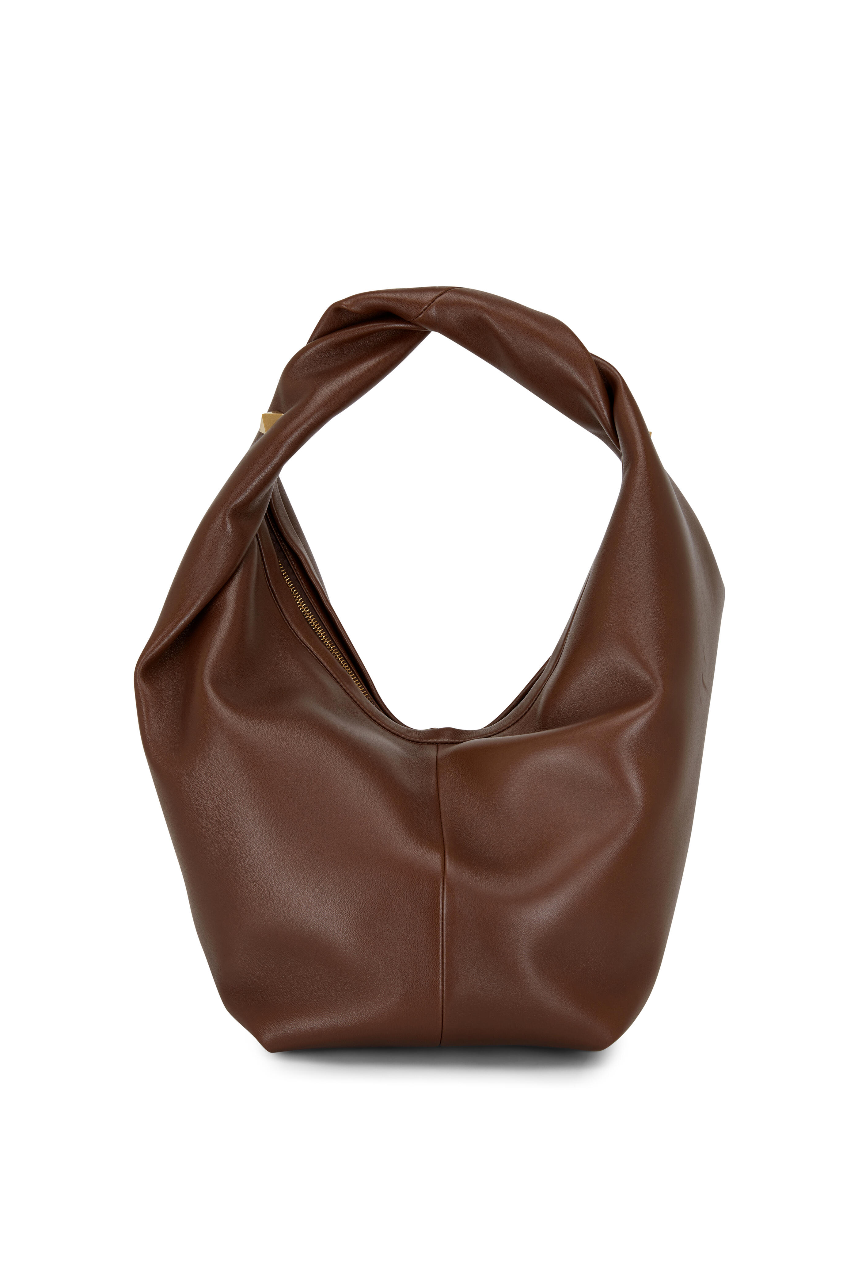 ハンドバッグ VALENTINO GARAVANI  Handbags Women Leather Brown/Tobacco VALENTINO GARAVANI Vintage Brown Leather Top Handle Bag | eBay