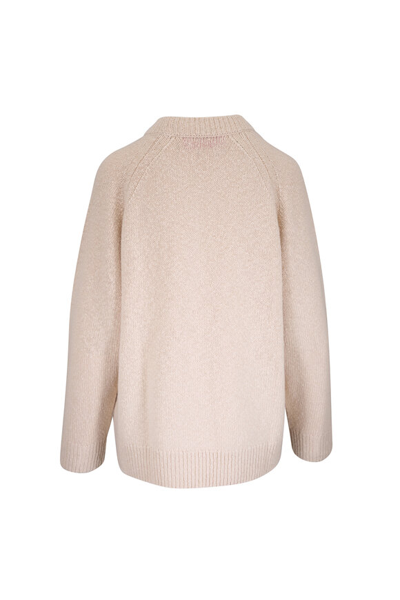 The Elder Statesman Glacier Horse Cashmere Crewneck Sweater - view 3